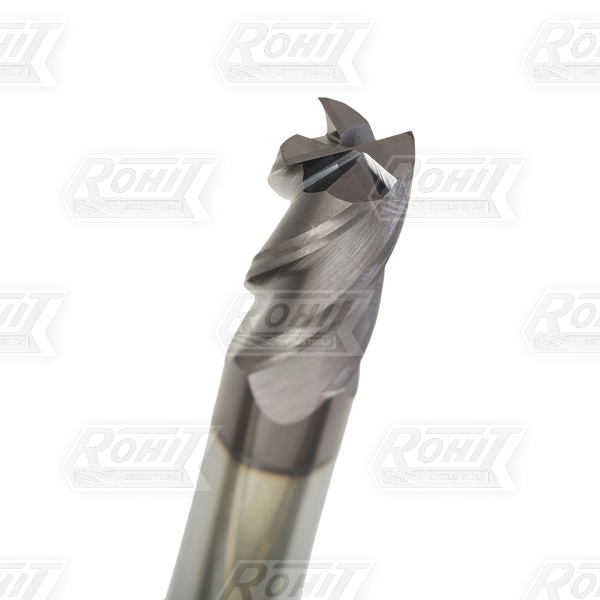 201-4-Flute 1X Solid Carbide Flat End Mills-Metric